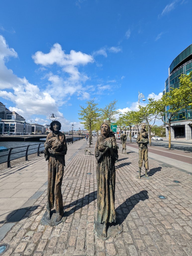 Famine monument Dublin